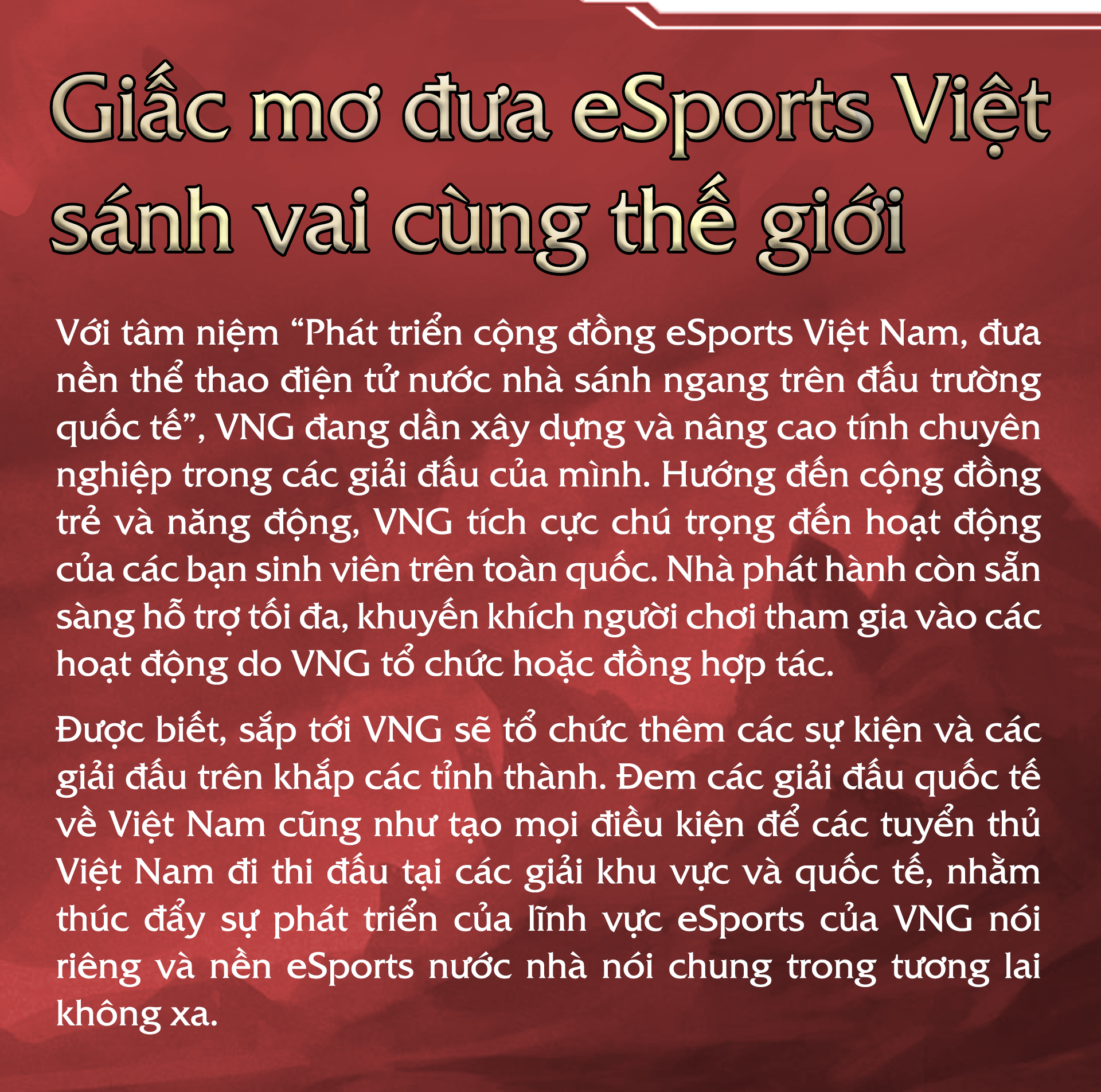 VNG: Từ những bước đi eSports sơ khởi đến ‘bom tấn’ Mobile Legends: Bang Bang - Ảnh 9.