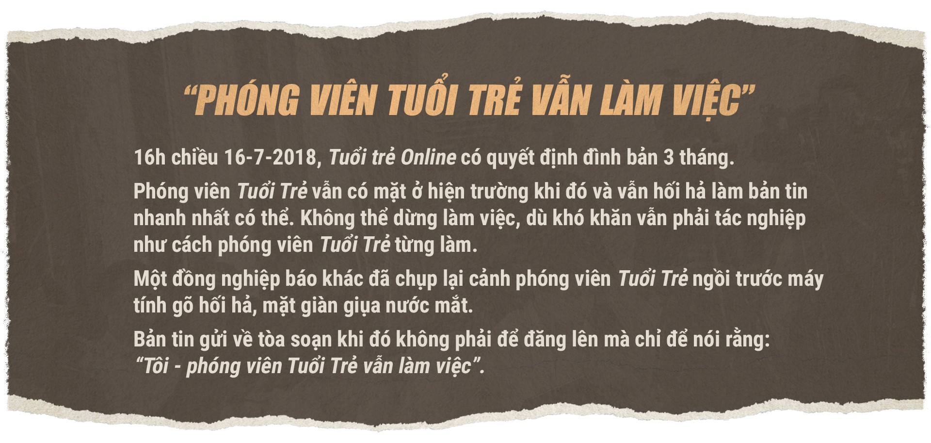 Bản tin lúc rạng sáng và những ngày trong tâm bão - Ảnh 16.