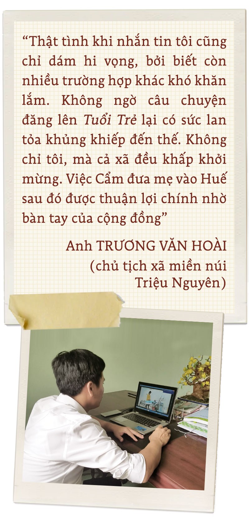 Hành trình yêu thương cùng cô gái Cõng mẹ lên giảng đường - Ảnh 3.