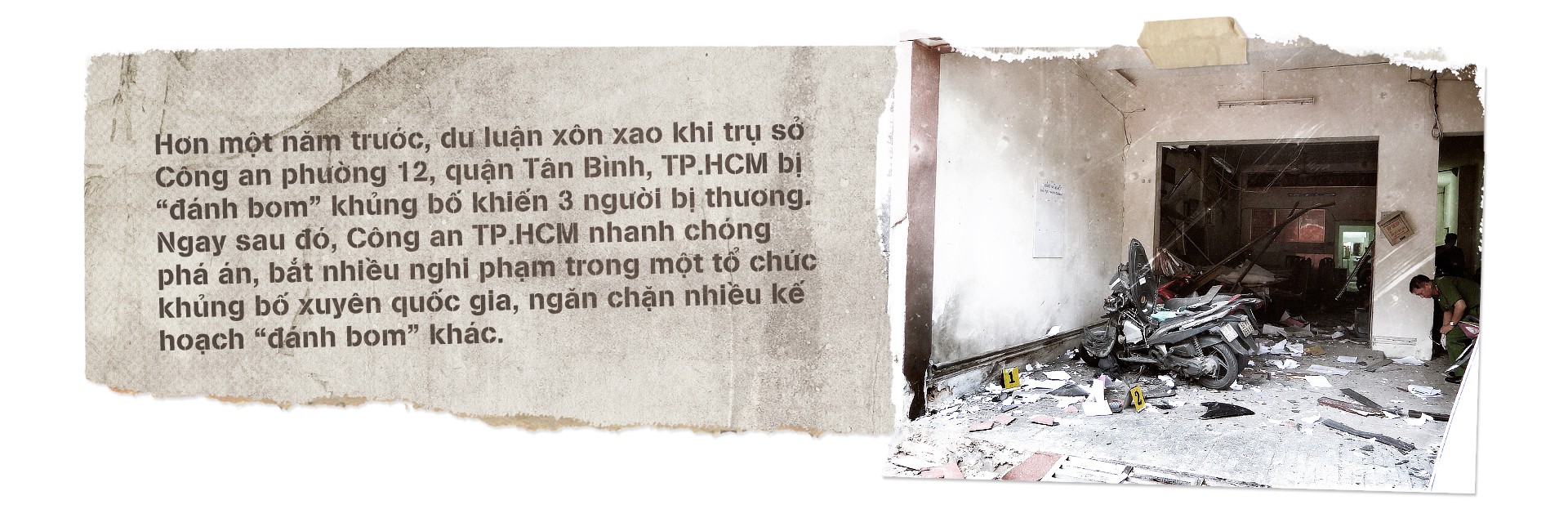 Hành trình phá án đánh bom trụ sở công an ở TP.HCM - Ảnh 1.