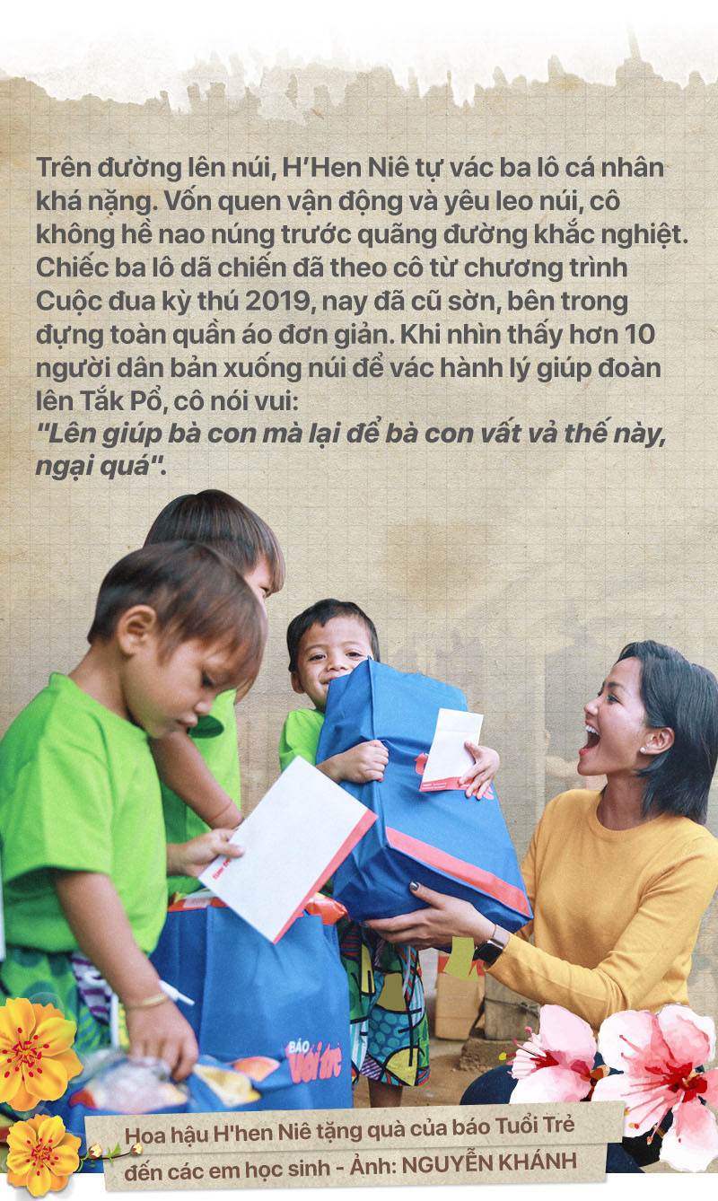 H’Hen Nie đến với cô trò Tắk Pổ - Ảnh 4.
