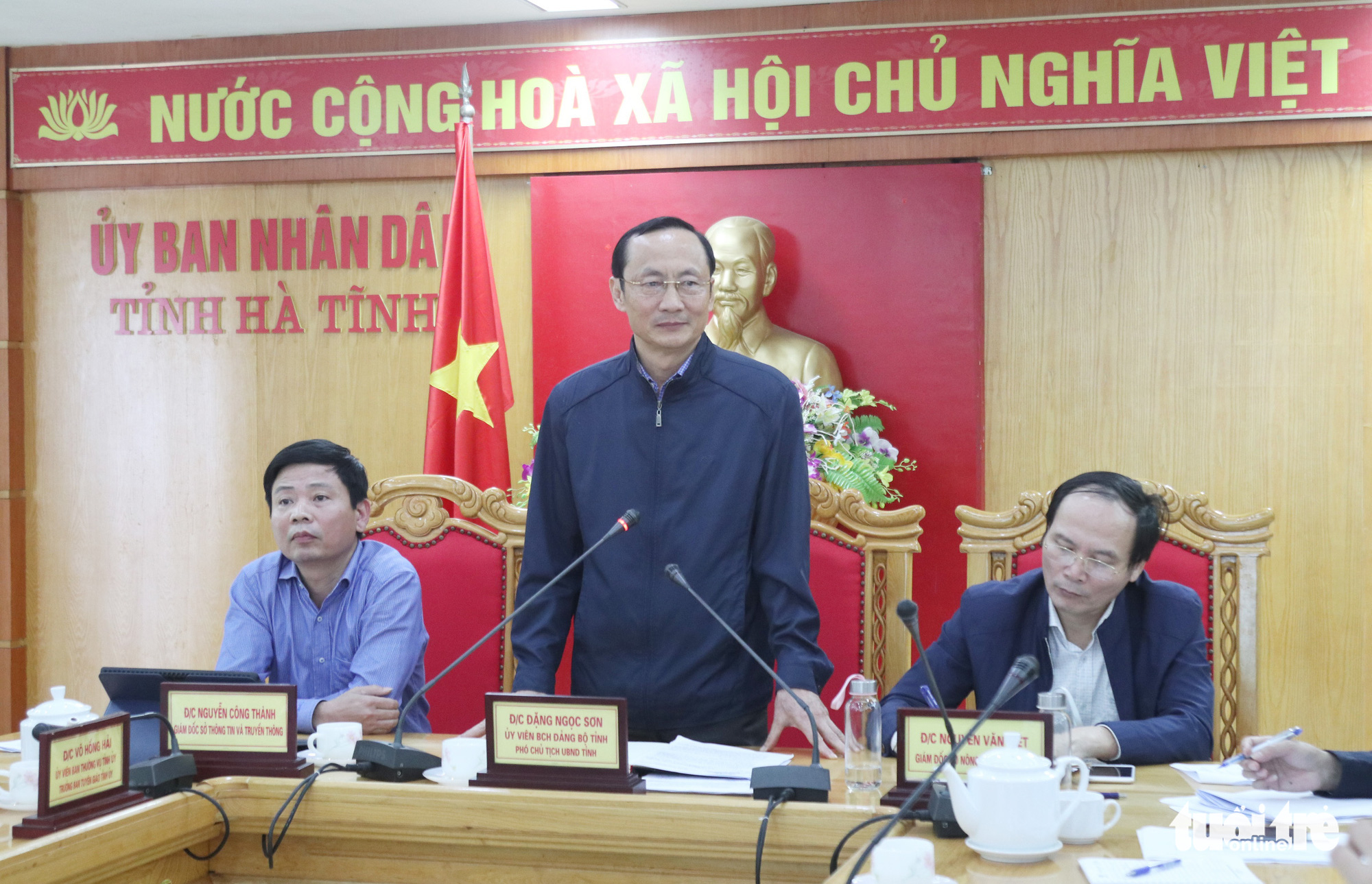 ‘Xả tràn hồ Kẻ Gỗ đúng quy trình, chúng tôi đã rất cân nhắc’ - Ảnh 1. ‘Xả tràn hồ Kẻ Gỗ đúng quy trình, chúng tôi đã rất cân nhắc’ - Ảnh 1.