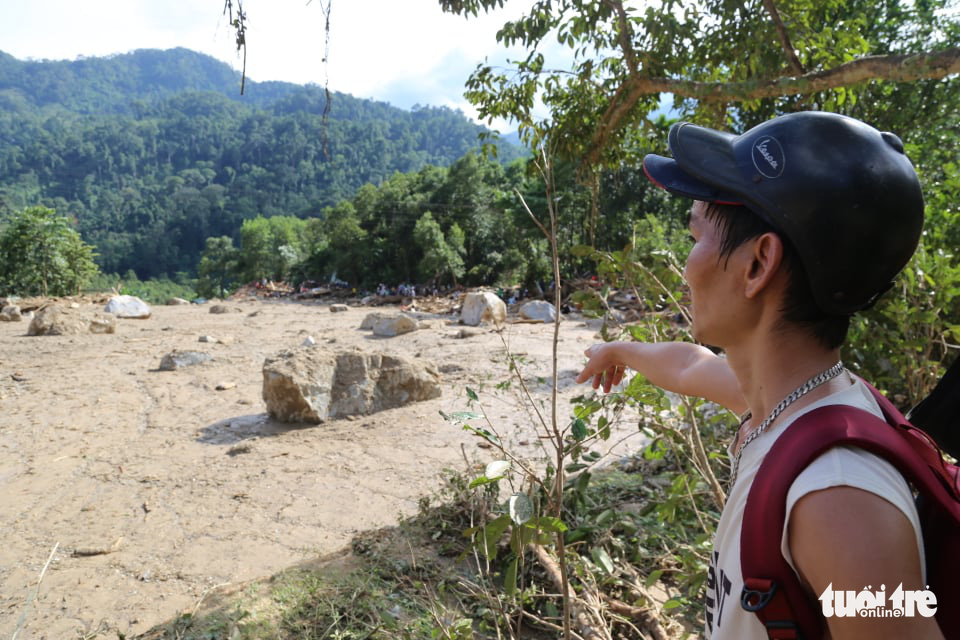 Những hình ảnh đầu tiên ngôi làng bị vùi lấp tại Trà Leng, Nam Trà My - Ảnh 11. Những hình ảnh đầu tiên ngôi làng bị vùi lấp tại Trà Leng, Nam Trà My - Ảnh 11.