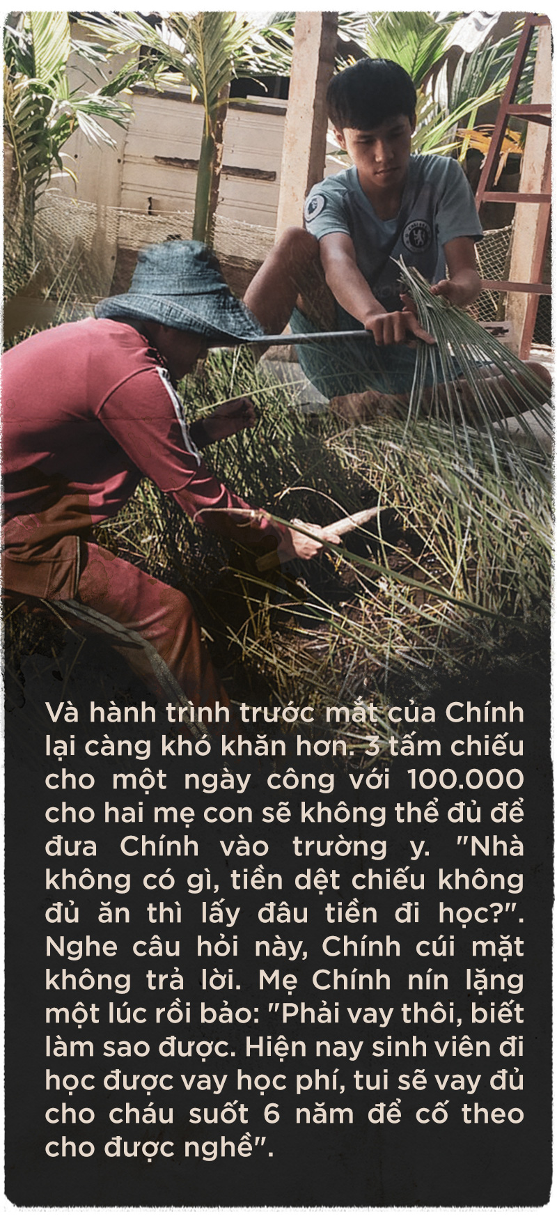 Tiếp sức đến trường: Dệt cói, trồng sắn và đeo đuổi ước mơ nghề nghiệp - Ảnh 5.