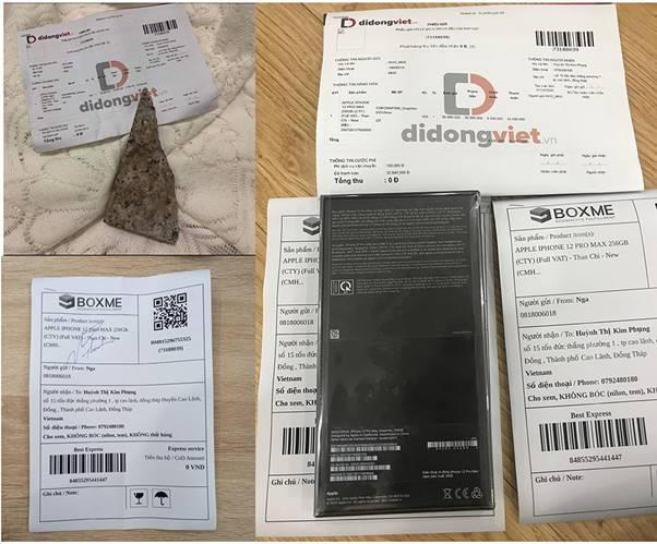 Mua iPhone 12 Pro Max giá 32 triệu đồng, khách nhận được... cục gạch - Ảnh 1.