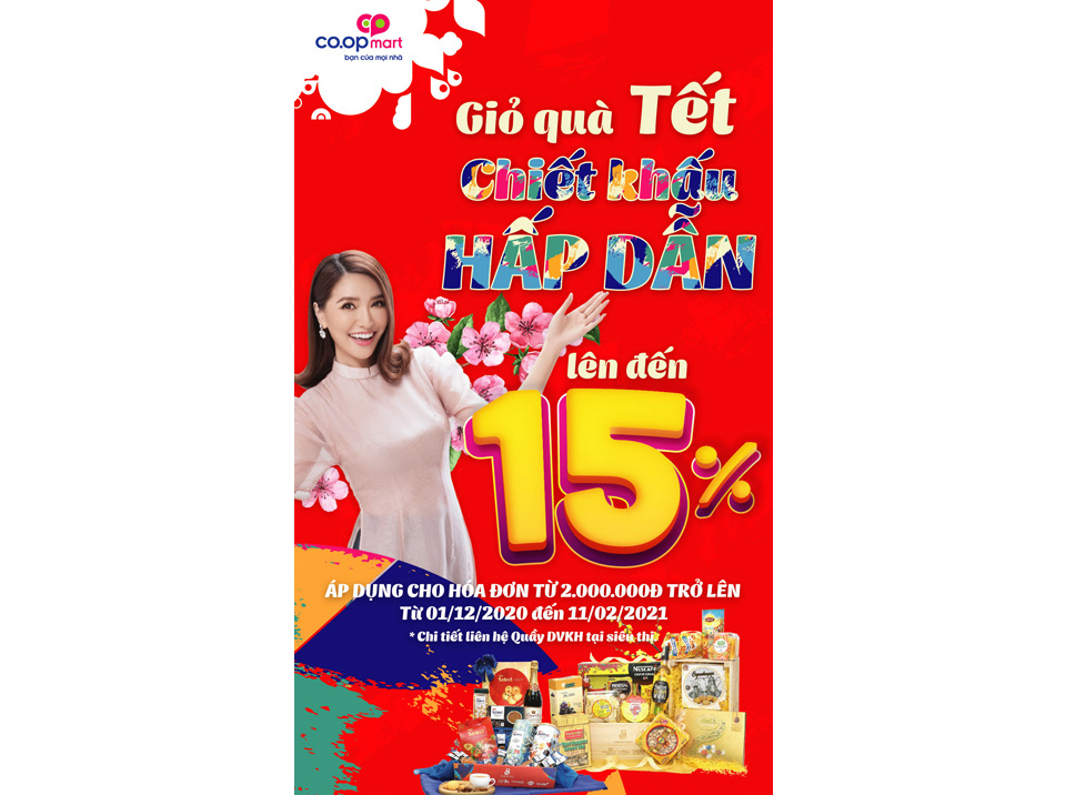 Co.opmart bắt đầu giảm giá hàng Tết, chiết khấu mạnh cho đơn hàng giỏ quà - Ảnh 2. Co.opmart bắt đầu giảm giá hàng Tết, chiết khấu mạnh cho đơn hàng giỏ quà - Ảnh 2.