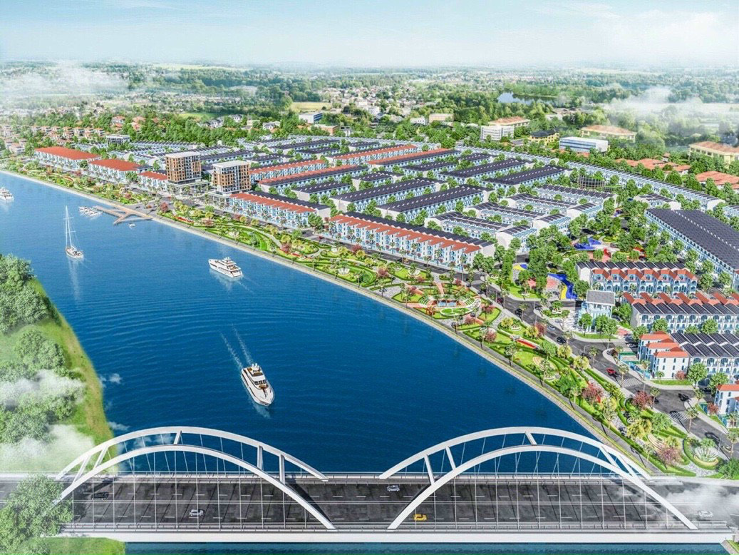 River Rcok Rosa Mallorca River City, Rosa Riverside Complex ven sông Cổ Cò kết nối miền ...
