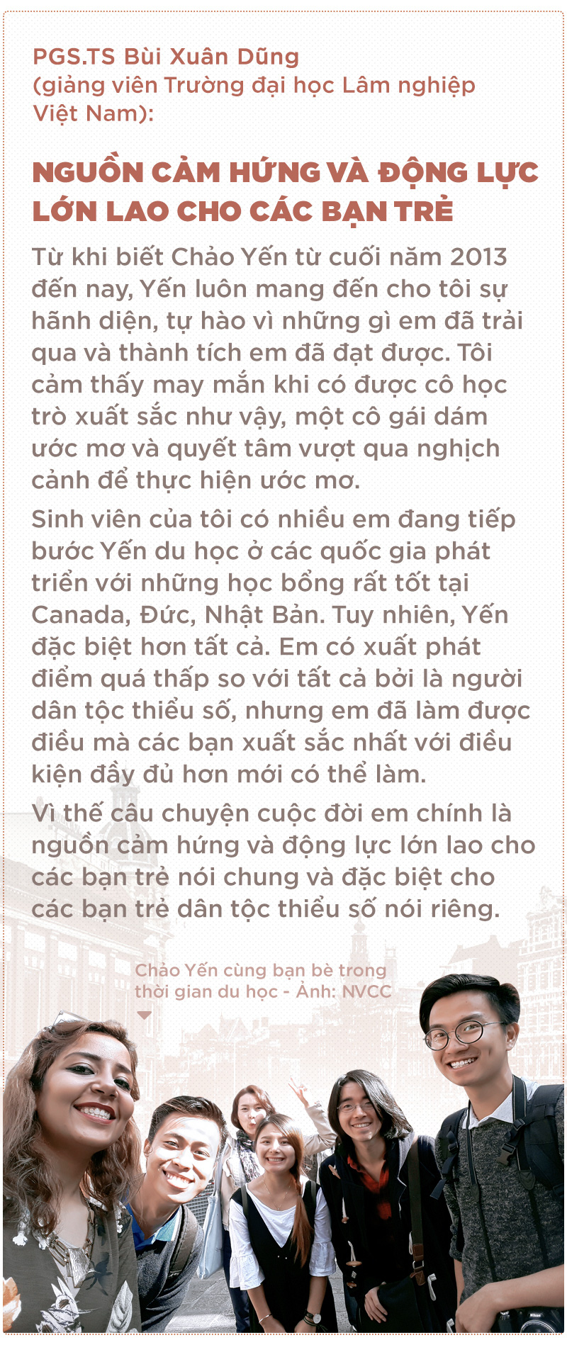 Chảo Yến: Từ bản người Dao đến học bổng châu Âu - Ảnh 8.