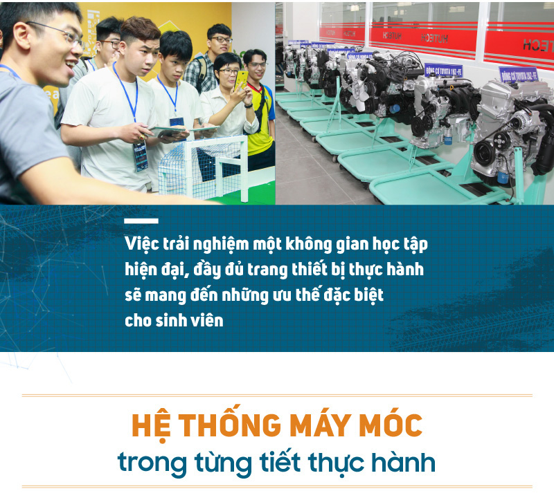 Học công nghệ kỹ thuật ô tô thời 4.0 - ‘Cơ ngơi thực hành’ là yếu tố số 1 - Ảnh 2.