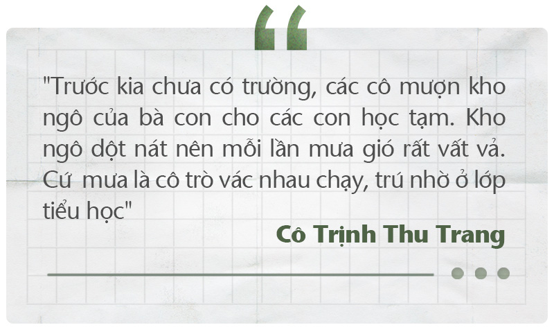 Điểm trường Bó Mon đẹp như mơ giữa núi đồi Tây Bắc - Ảnh 1.