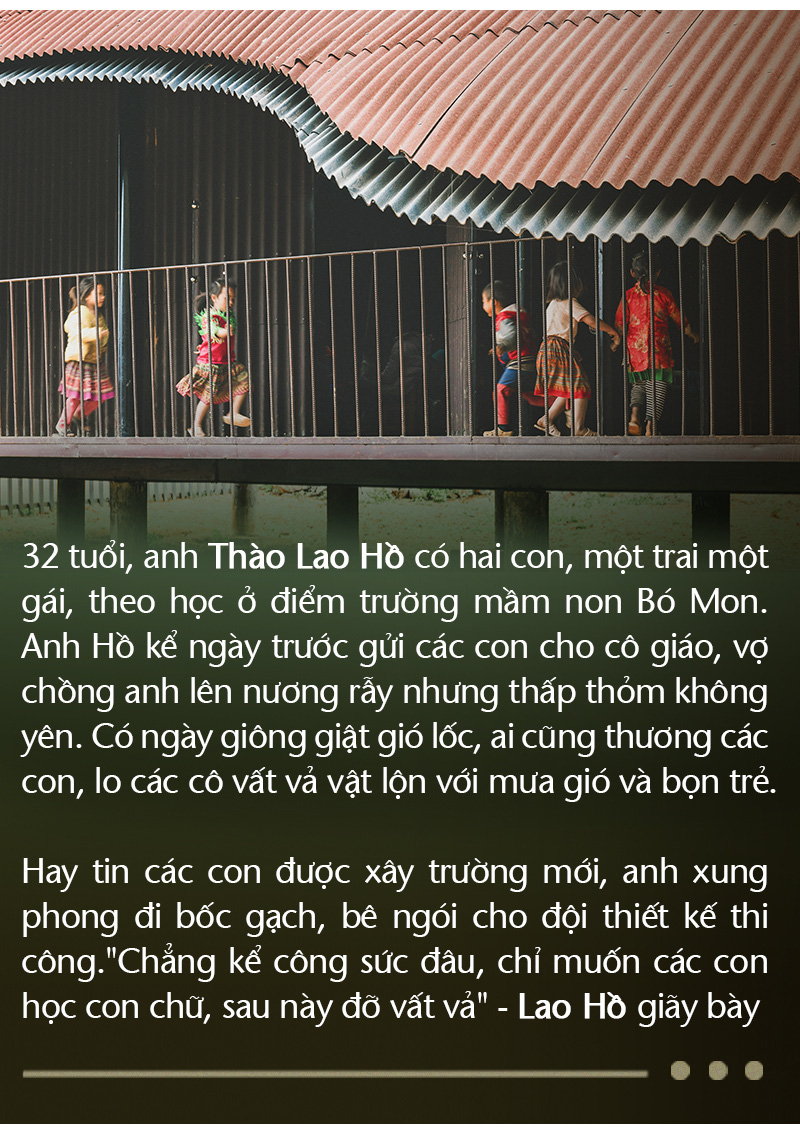 Điểm trường Bó Mon đẹp như mơ giữa núi đồi Tây Bắc - Ảnh 14.