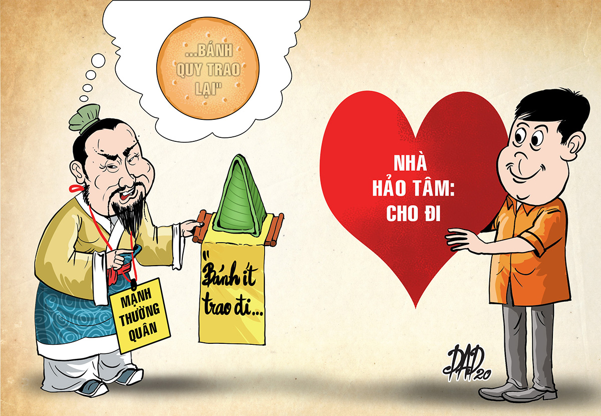 Ví nhà hảo tâm là mạnh thường quân liệu có phù hợp? - Ảnh 1. Ví nhà hảo tâm là mạnh thường quân liệu có phù hợp? - Ảnh 1.