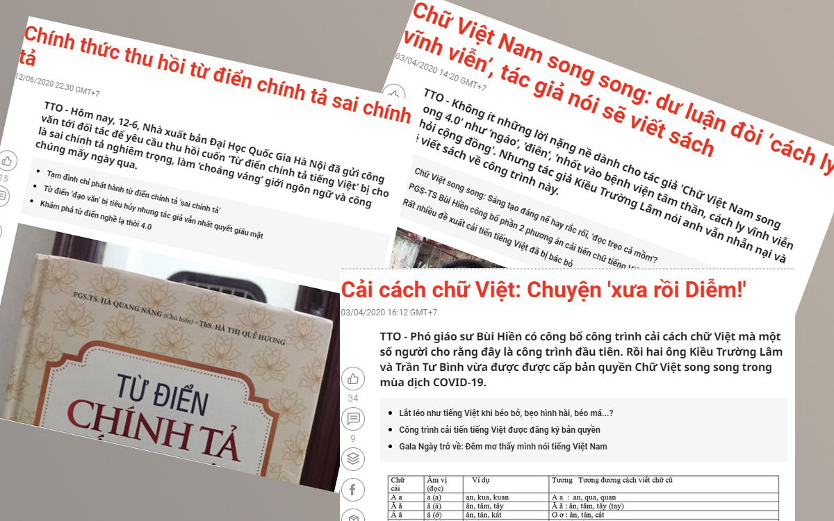 Từ điển chính tả sai chính tả: Đã đến lúc cần có luật tiếng Việt? - Ảnh 1. Từ điển chính tả sai chính tả: Đã đến lúc cần có luật tiếng Việt? - Ảnh 1.