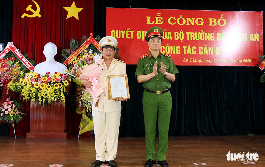 Bổ nhiệm giám đốc và phó giám đốc Công an tỉnh An Giang - Ảnh 1. Bổ nhiệm giám đốc và phó giám đốc Công an tỉnh An Giang - Ảnh 1.
