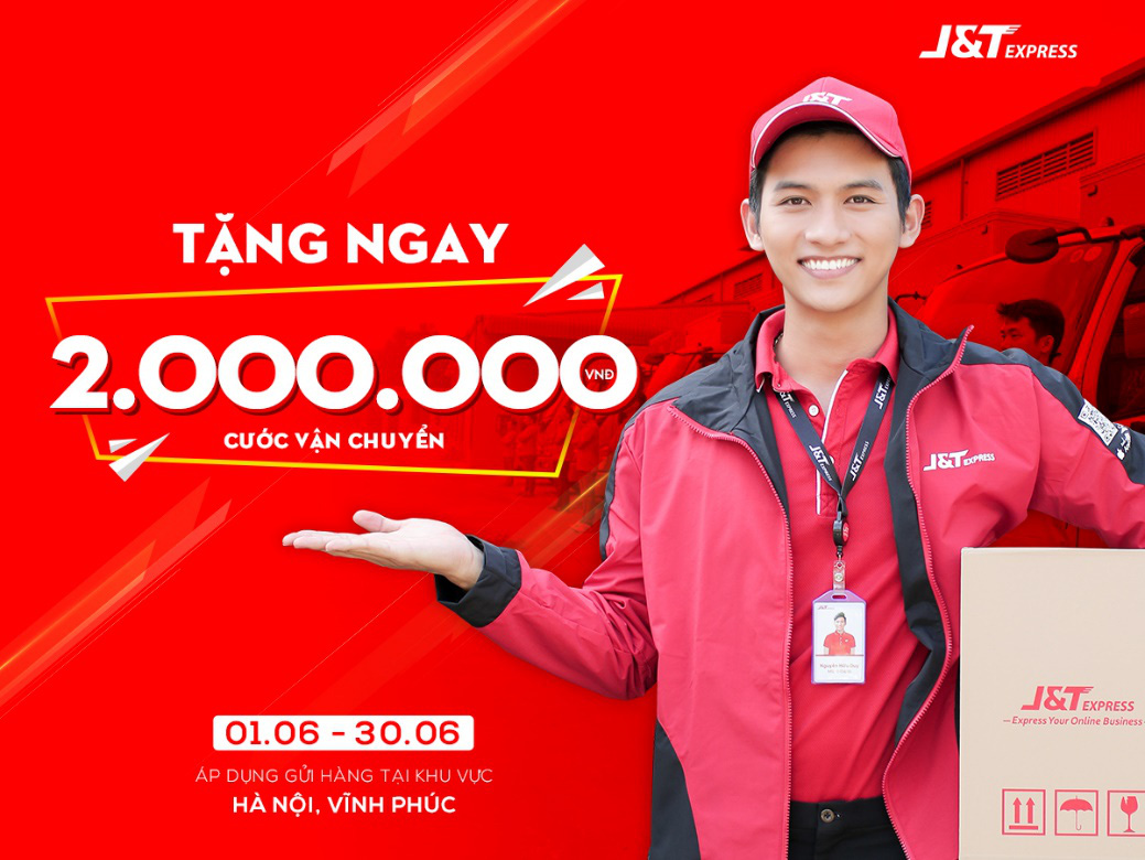 Chuyển phát nhanh J&T Express hoàn tiền cước phí giao hàng trong tháng 6 - Ảnh 1. Chuyển phát nhanh J&T Express hoàn tiền cước phí giao hàng trong tháng 6 - Ảnh 1.