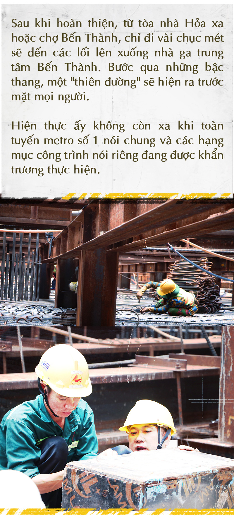 Xuống lòng đất Sài Gòn, khám phá trái tim công trình metro ngầm - Ảnh 12.
