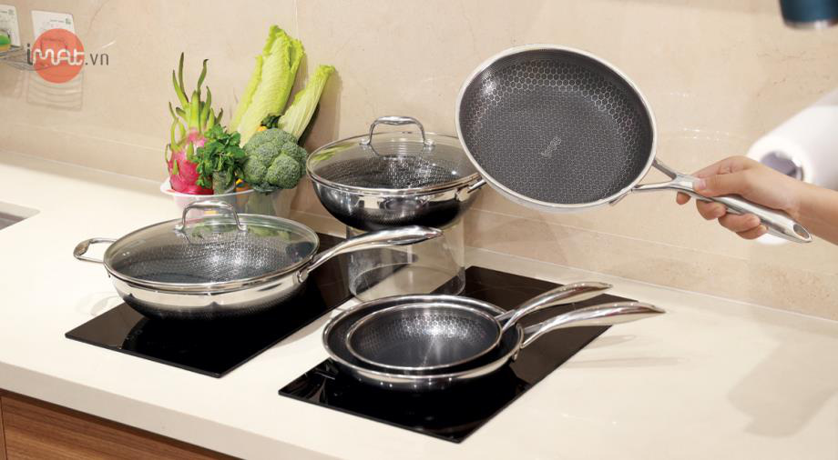 3 lý do bạn nên chọn chảo inox iMat Blackcube - Ảnh 3.