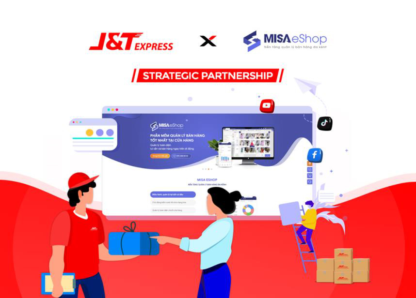 J&T Express và MISA eShop ‘bắt tay’ - Giải pháp quản lý đơn hàng toàn diện - Ảnh 1. J&T Express và MISA eShop ‘bắt tay’ - Giải pháp quản lý đơn hàng toàn diện - Ảnh 1.