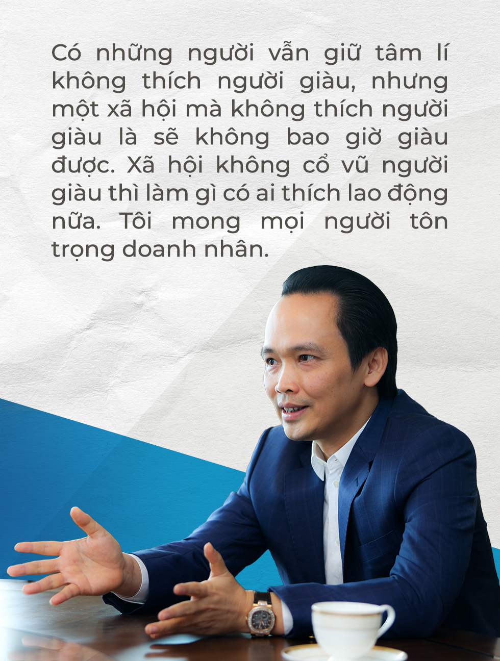 Ông Trịnh Văn Quyết:  Có tỉ đô mà cứ cất đấy thì coi như không có tiền - Ảnh 11.