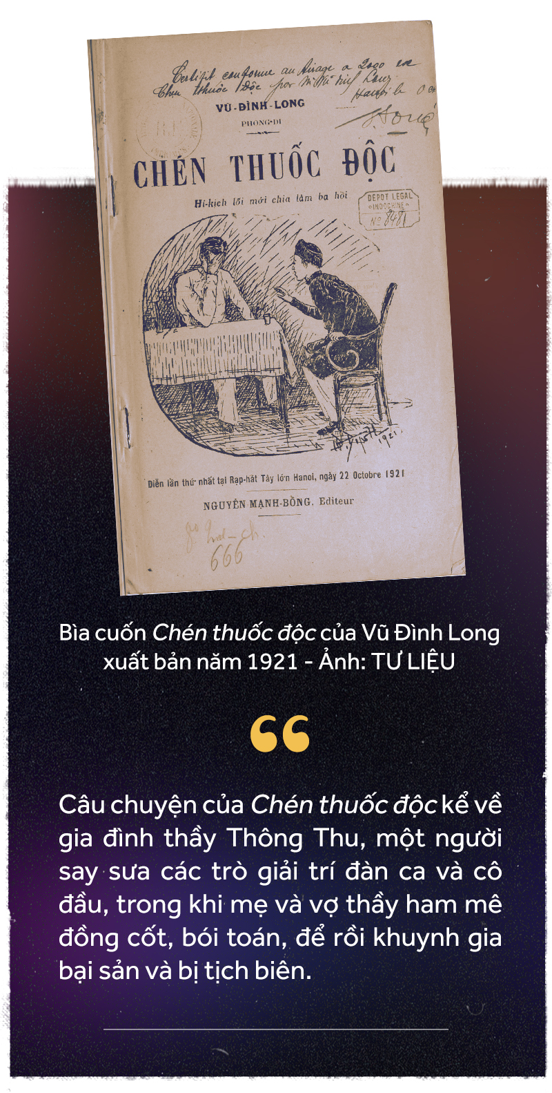 Sân khấu trăm năm: Chén thuốc độc dã tật? - Ảnh 3.
