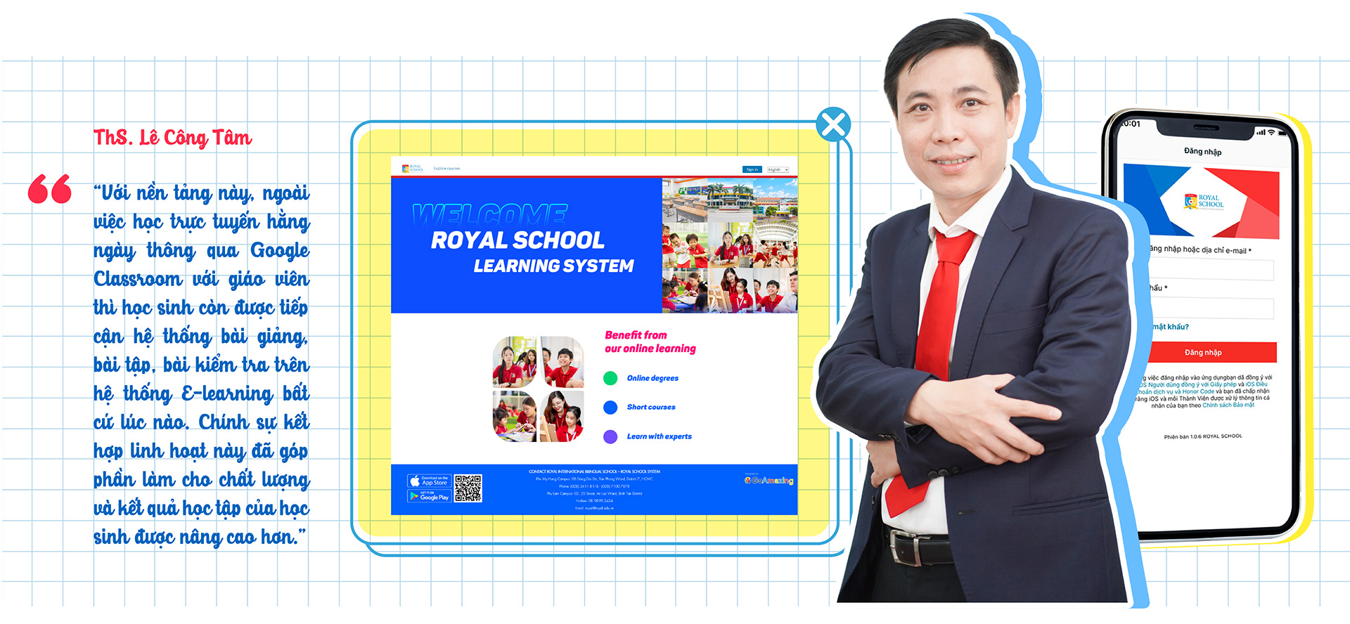 Những lớp học không bục giảng của học sinh tiểu học tại Royal School mùa giãn cách - Ảnh 4.