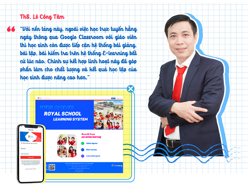 Những lớp học không bục giảng của học sinh tiểu học tại Royal School mùa giãn cách - Ảnh 4.