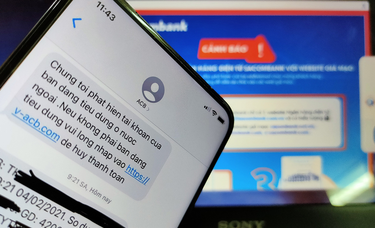 Cảnh báo lừa đảo mạo danh ngân hàng - Ảnh 2.