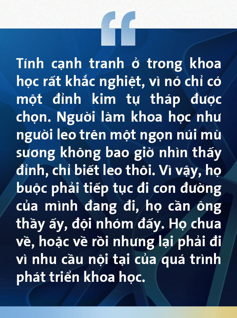 PGS Trần Xuân Bách: Làm khoa học như leo lên đỉnh núi mù sương - Ảnh 10.