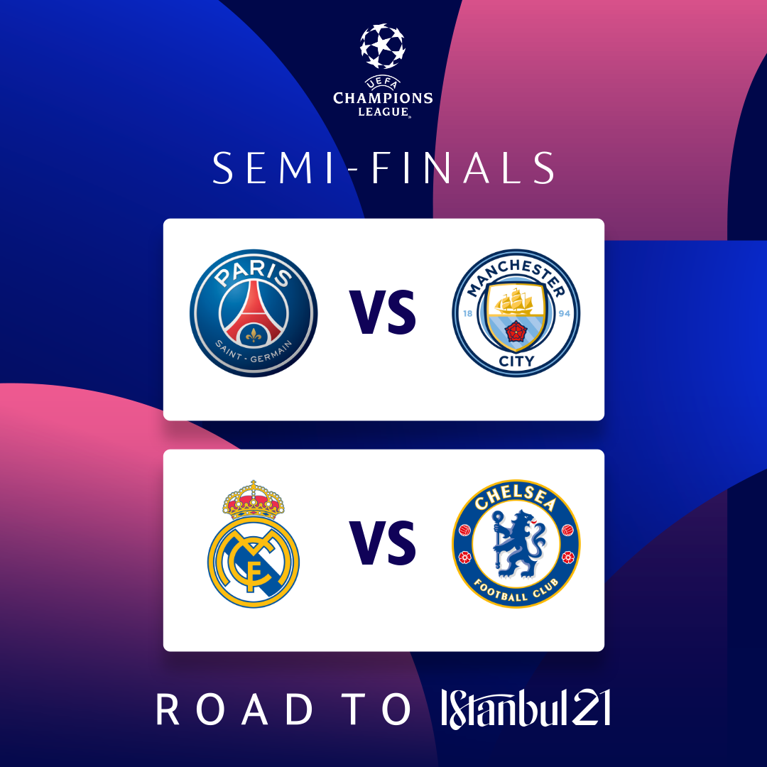 Hai cặp đấu bán kết Champions League hấp dẫn bậc nhất lịch sử - Ảnh 1. Hai cặp đấu bán kết Champions League hấp dẫn bậc nhất lịch sử - Ảnh 1.