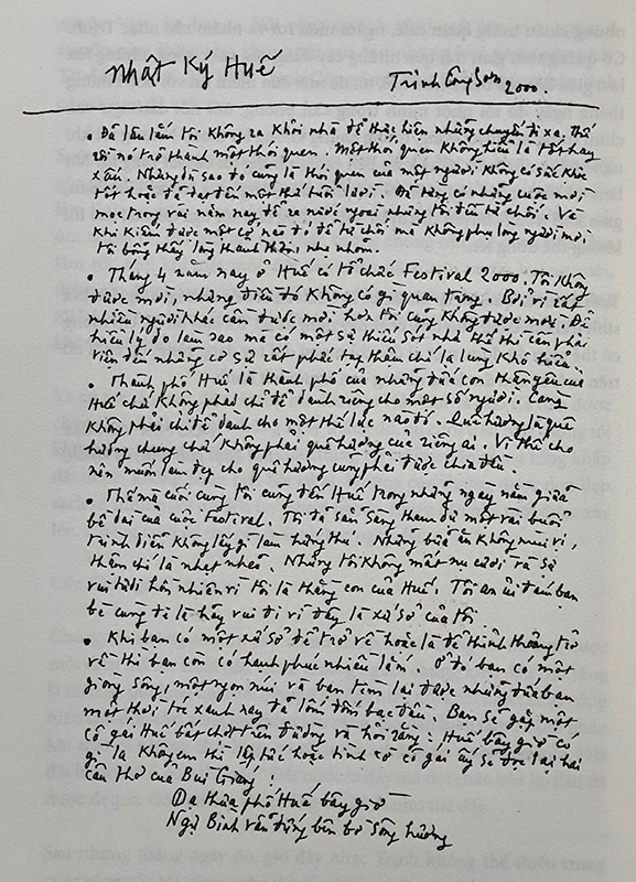 Dấu ấn Trịnh qua miền đất này - Kỳ 7: Một cõi đi về của Trịnh là Huế - Ảnh 3.