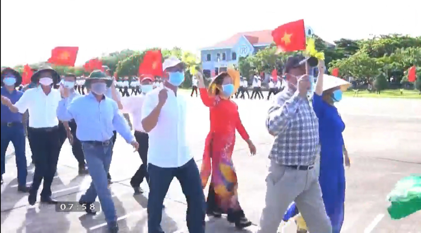 Thị trấn Trường Sa lần đầu bầu cử cùng thời điểm với cả nước - Ảnh 1. Thị trấn Trường Sa lần đầu bầu cử cùng thời điểm với cả nước - Ảnh 1.