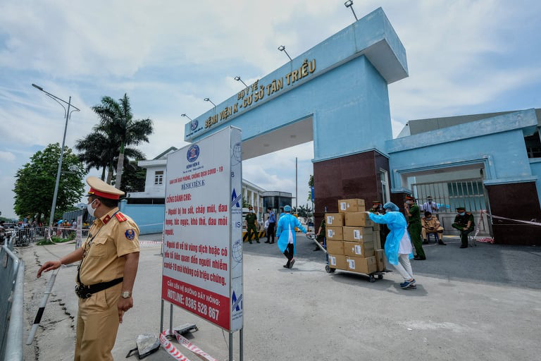 10 ca COVID-19 ở Bệnh viện K: Nguồn lây từ Bệnh viện Bệnh nhiệt đới trung ương - Ảnh 2. 10 ca COVID-19 ở Bệnh viện K: Nguồn lây từ Bệnh viện Bệnh nhiệt đới trung ương - Ảnh 2.