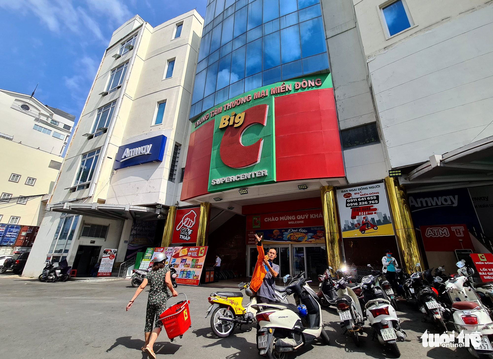 TP.HCM tạm thời đóng cửa Big C Miền Đông đường Tô Hiến Thành vì ca F0 vào mua sắm - Ảnh 1. TP.HCM tạm thời đóng cửa Big C Miền Đông đường Tô Hiến Thành vì ca F0 vào mua sắm - Ảnh 1.
