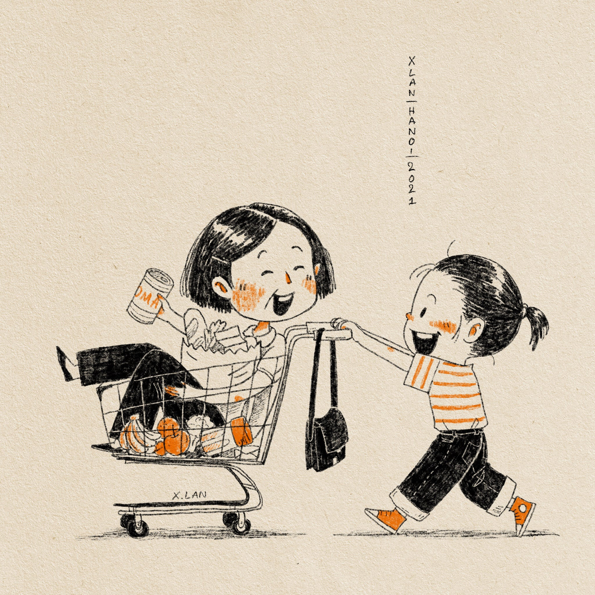 Bộ tranh đáng yêu em bé cách ly gây bão mạng - Ảnh 6. Bộ tranh đáng yêu em bé cách ly gây bão mạng - Ảnh 6.