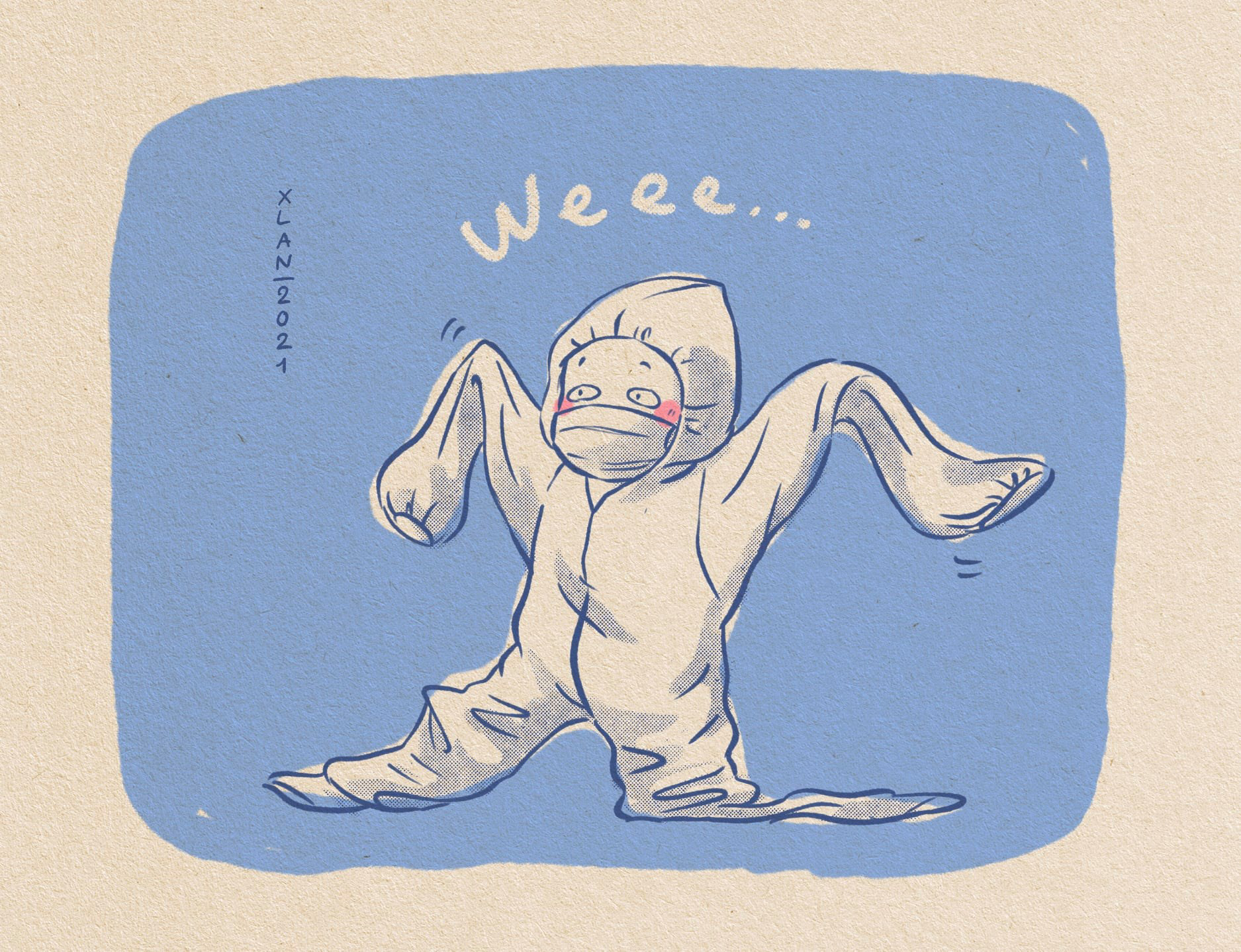 Bộ tranh đáng yêu em bé cách ly gây bão mạng - Ảnh 1. Bộ tranh đáng yêu em bé cách ly gây bão mạng - Ảnh 1.