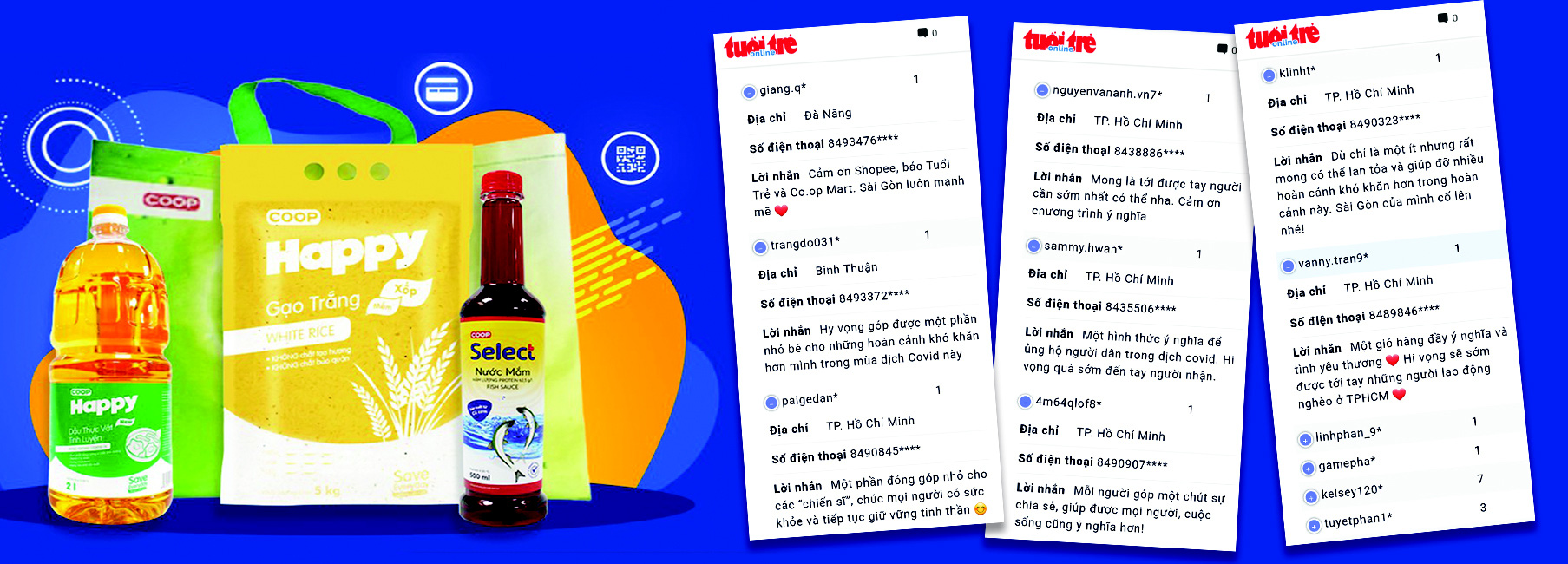 Gửi Giỏ quà nghĩa tình, chúc TP.HCM mau khỏe - Ảnh 1. Gửi Giỏ quà nghĩa tình, chúc TP.HCM mau khỏe - Ảnh 1.