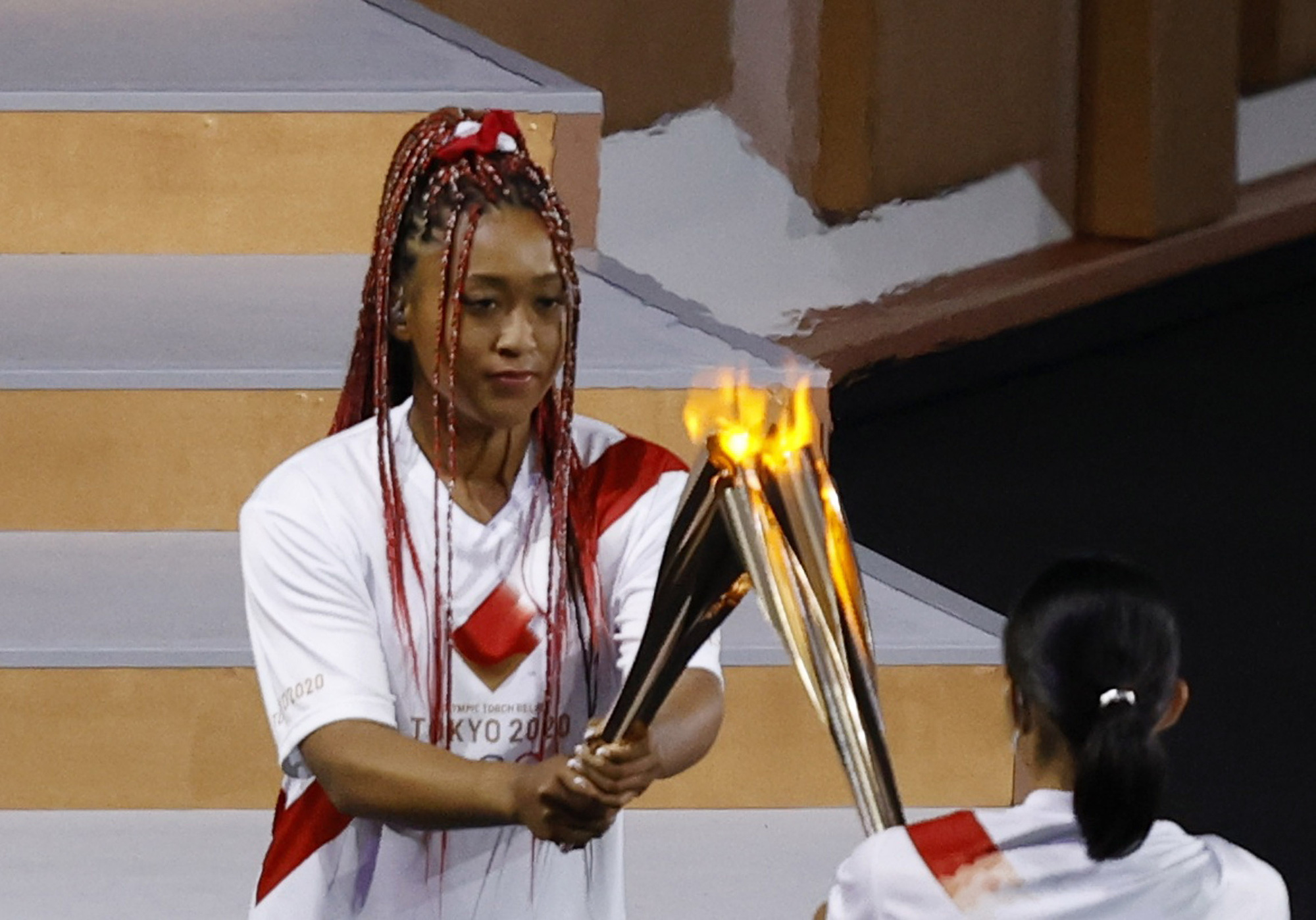 Đài lửa đã được thắp sáng, Olympic 2020 chính thức khai mạc - Ảnh 7.