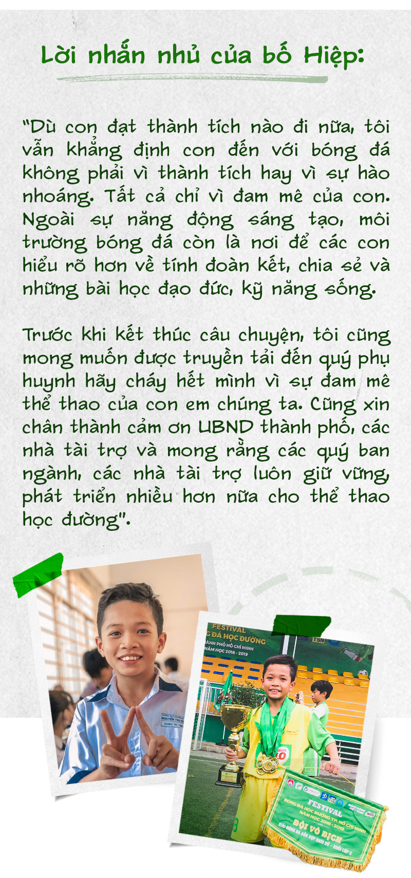 Hành trình con đã tìm thấy giá trị cuộc sống từ thể thao - Ảnh 10.