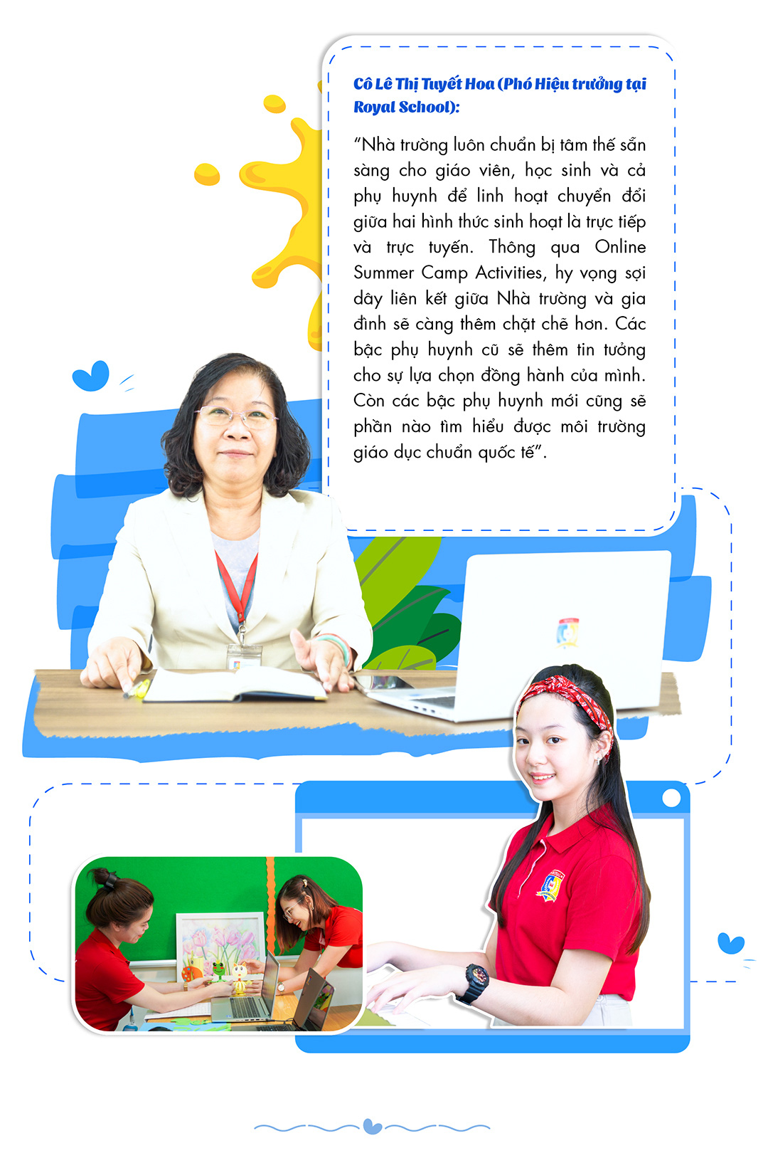 Nhìn lại mùa hè trực tuyến đầy màu sắc tại Royal School - Ảnh 7.