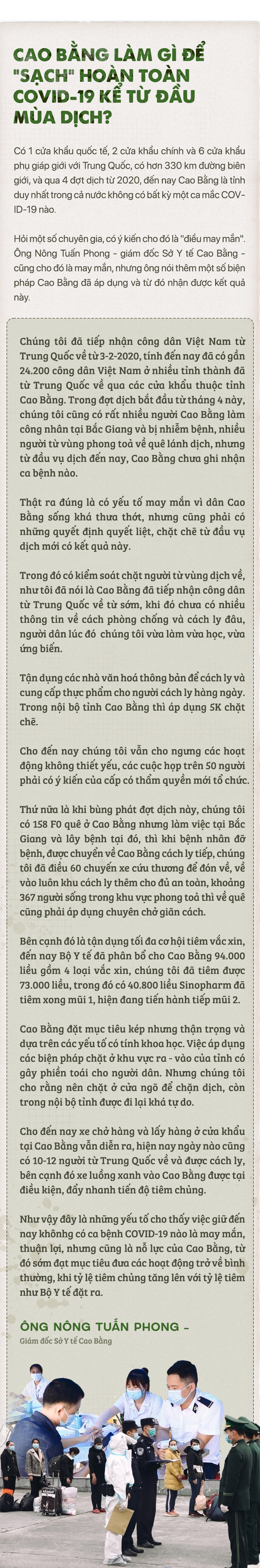Tỉnh xanh đến giờ chưa COVID-19 và bí quyết của Cao Bằng - Ảnh 7.