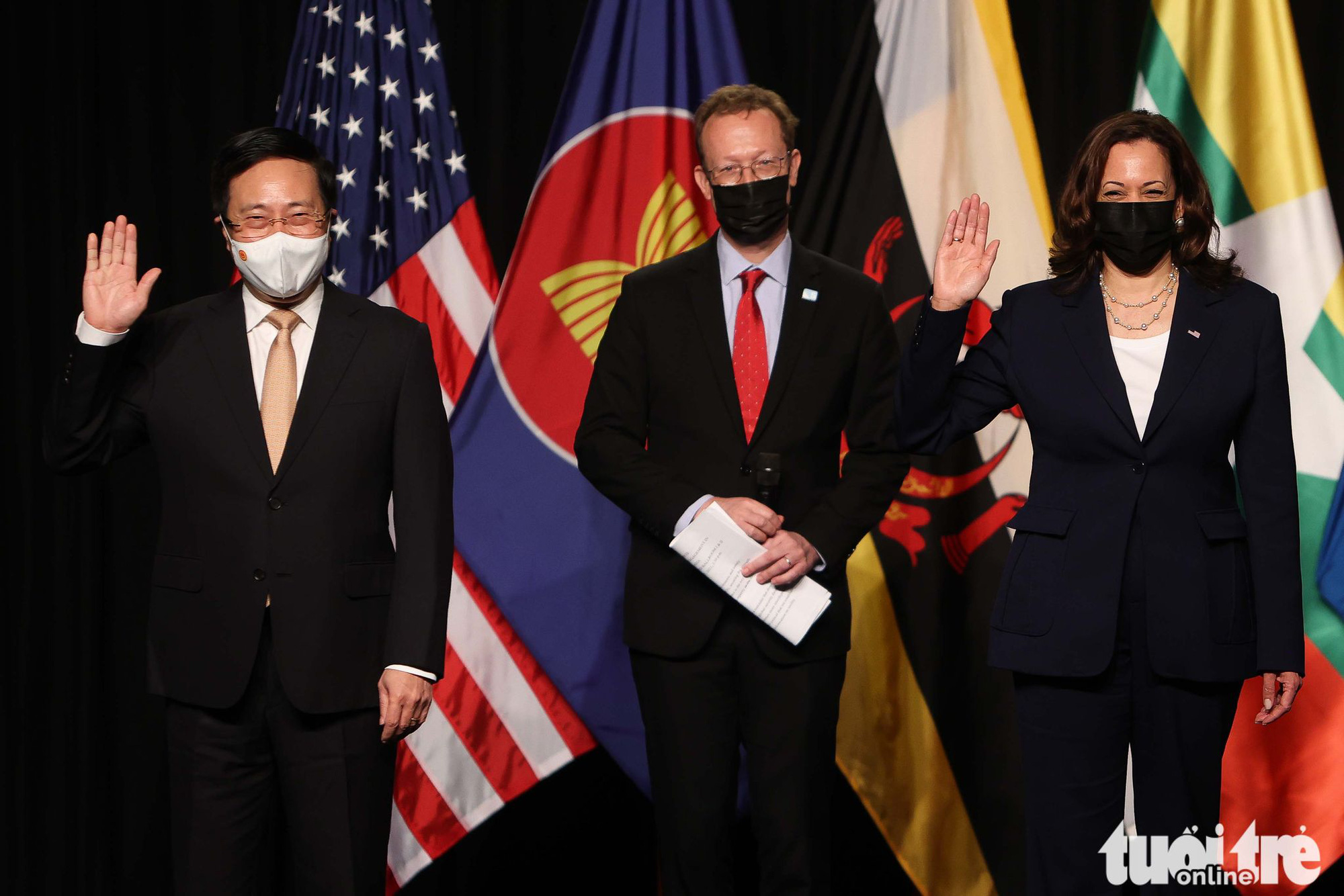 Bà Harris khai trương văn phòng CDC Đông Nam Á tại Hà Nội - Ảnh 1. Bà Harris khai trương văn phòng CDC Đông Nam Á tại Hà Nội - Ảnh 1.