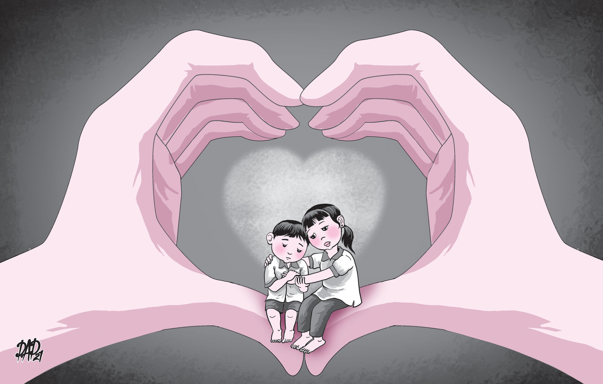 Dang vòng tay với trẻ mồ côi vì COVID-19 - Ảnh 1. Dang vòng tay với trẻ mồ côi vì COVID-19 - Ảnh 1.