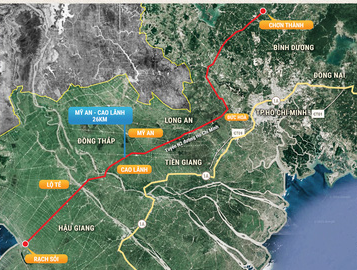 Đầu tư, nâng cấp tuyến Cao Lãnh - Lộ Tẻ - Rạch Sỏi thành đường cao tốc - Ảnh 1. Đầu tư, nâng cấp tuyến Cao Lãnh - Lộ Tẻ - Rạch Sỏi thành đường cao tốc - Ảnh 1.