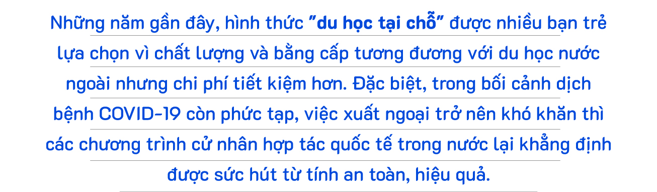 Du học tại chỗ nhận bằng cấp cử nhân Anh Quốc, Hoa Kỳ - Ảnh 1.
