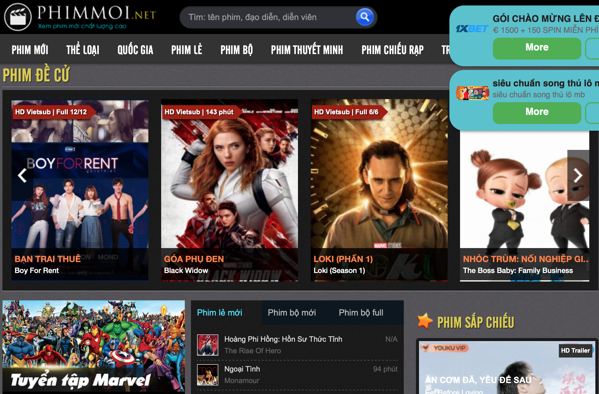 Đang bị khởi tố và điều tra, website phim lậu phimmoi lại tái xuất - Ảnh 1.