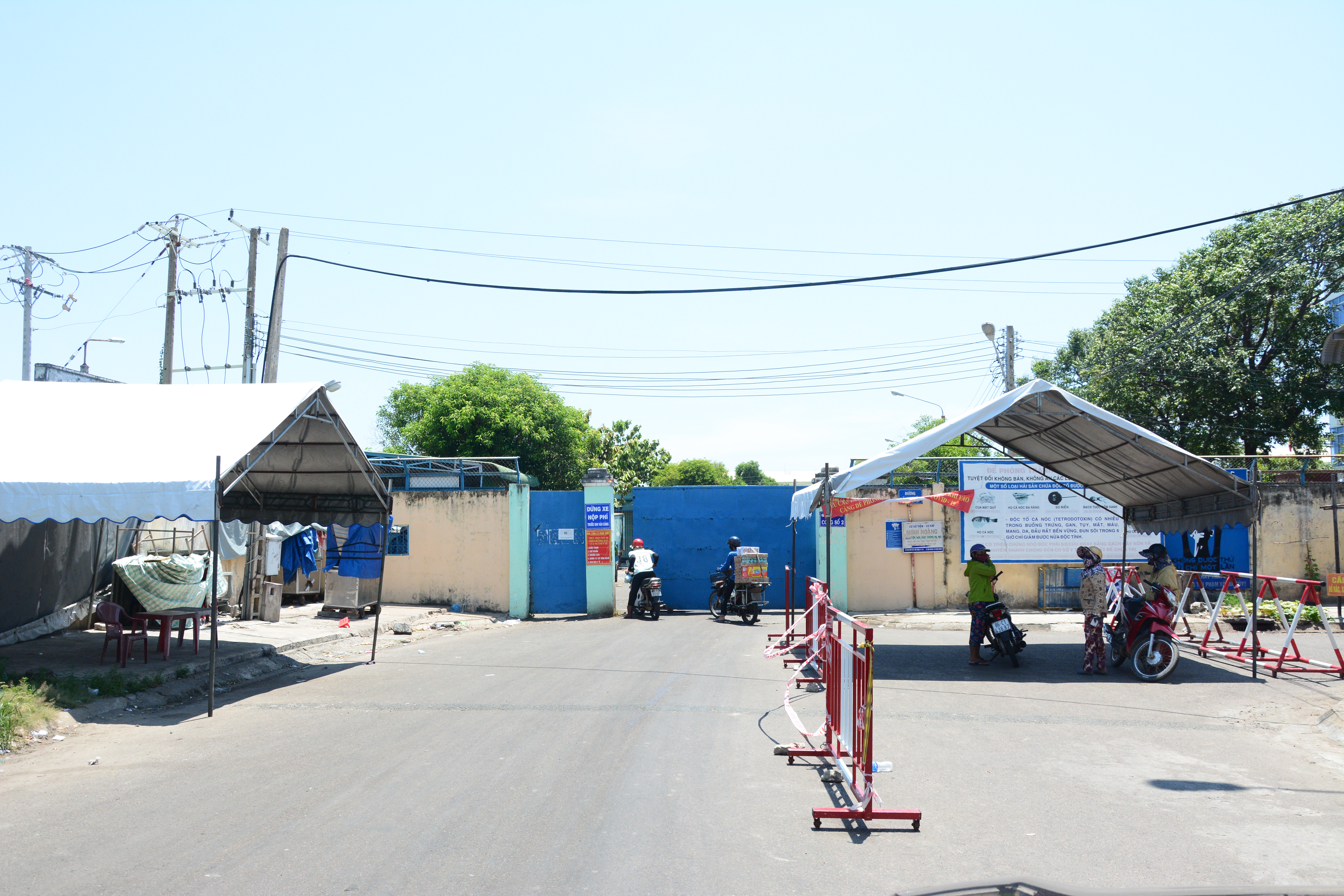 Siết chặt cảng cá Phan Thiết do liên quan nhiều ca COVID-19 cộng đồng - Ảnh 1. Siết chặt cảng cá Phan Thiết do liên quan nhiều ca COVID-19 cộng đồng - Ảnh 1.