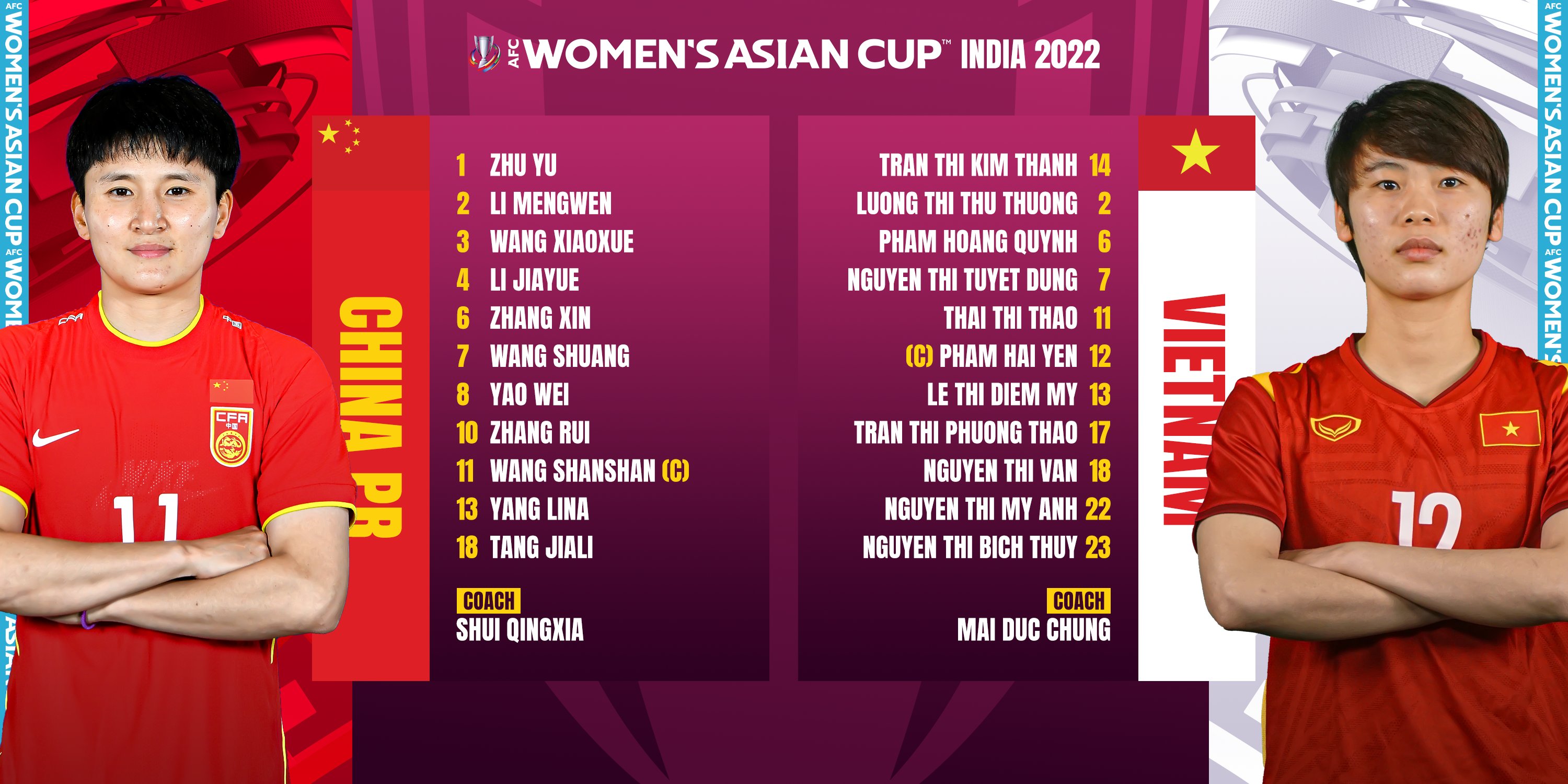 Thua Trung Quốc, tuyển nữ Việt Nam phải đá 2 trận play-off tranh vé dự World Cup 2023 - Ảnh 5. Thua Trung Quốc, tuyển nữ Việt Nam phải đá 2 trận play-off tranh vé dự World Cup 2023 - Ảnh 5.