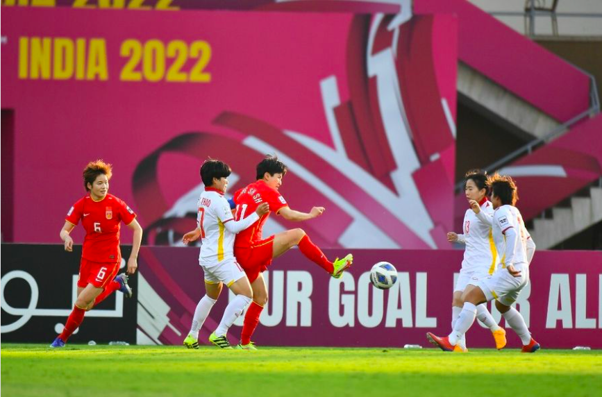 Thua Trung Quốc, tuyển nữ Việt Nam phải đá 2 trận play-off tranh vé dự World Cup 2023 - Ảnh 4. Thua Trung Quốc, tuyển nữ Việt Nam phải đá 2 trận play-off tranh vé dự World Cup 2023 - Ảnh 4.