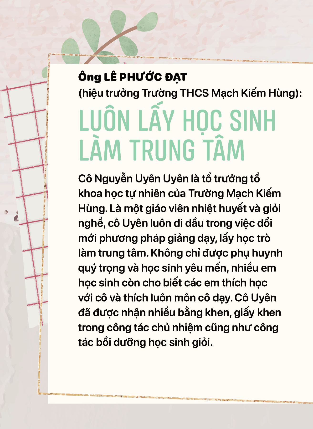 Coi học sinh như con của mình - Ảnh 5.