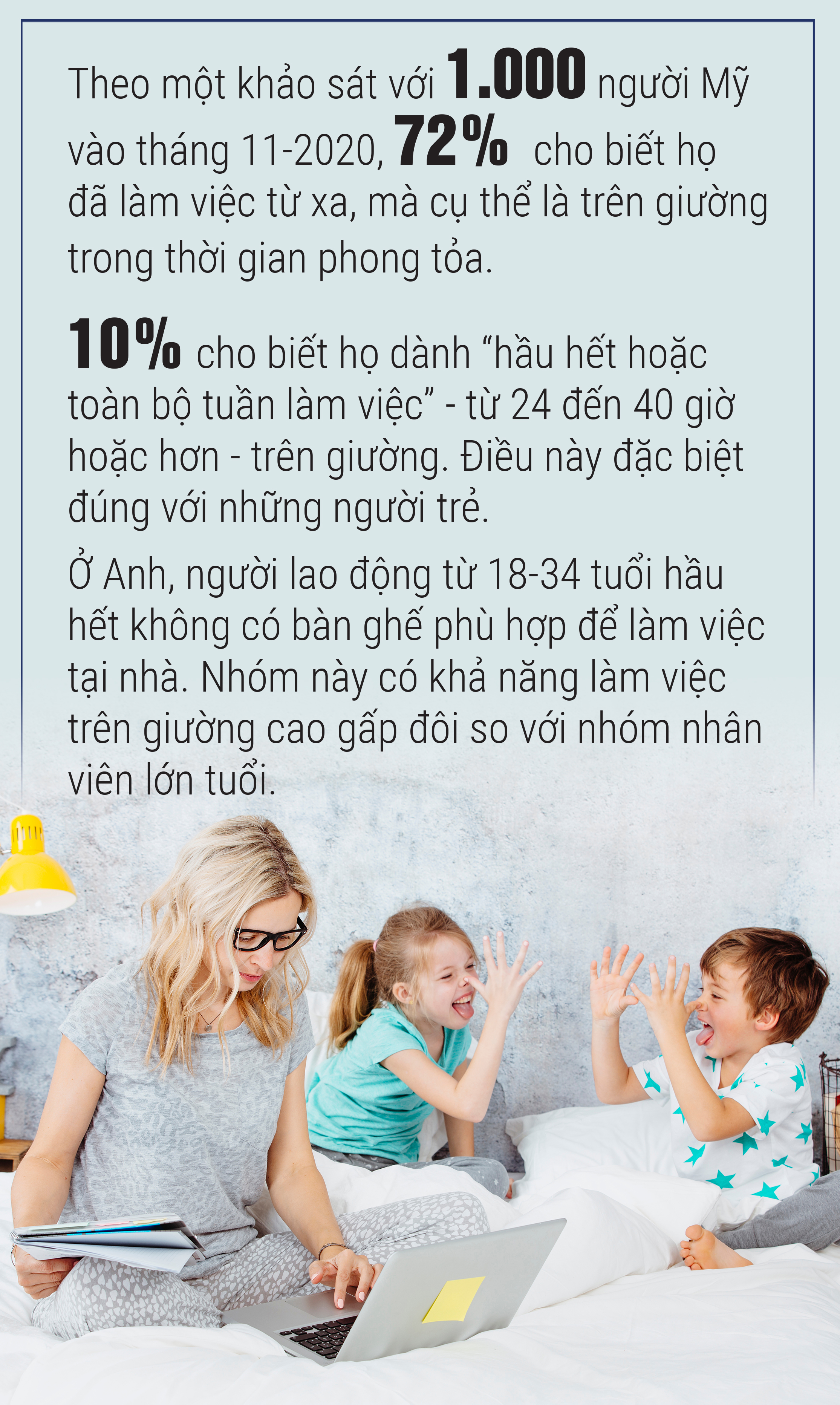 Làm việc trên giường, có bình thường? - Ảnh 13.
